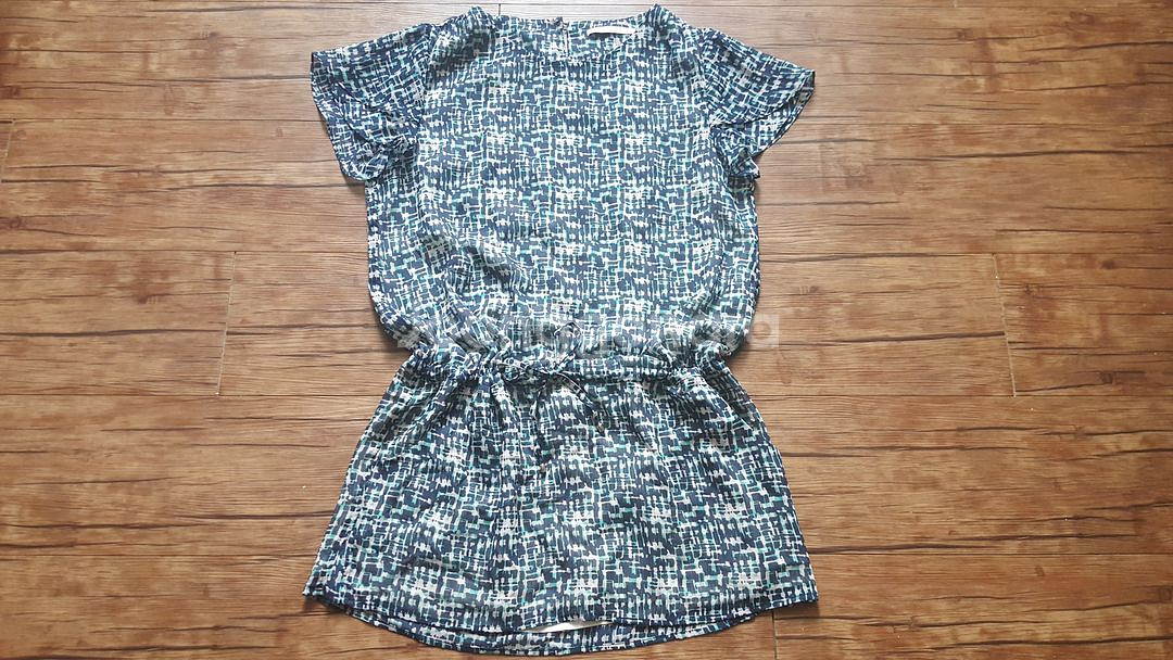 55 66 반팔 롱티 쉬폰티 블랙 마리에끌레르 샤트--8