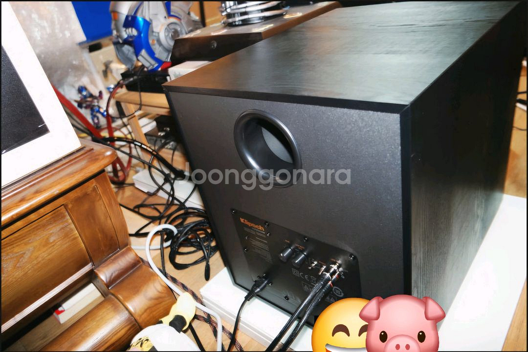 클립쉬 클립시 r120sw klipsch 2개 서브우퍼--6