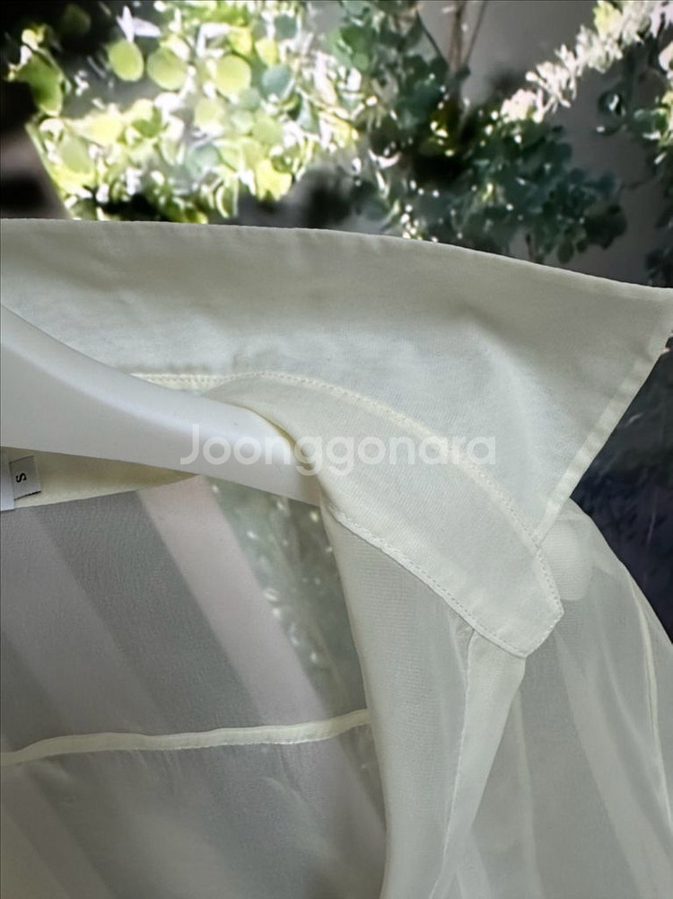 레하 시스루 오간자 블라우스--2