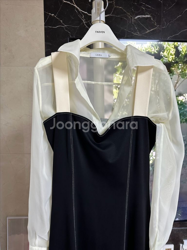 레하 시스루 오간자 블라우스--1