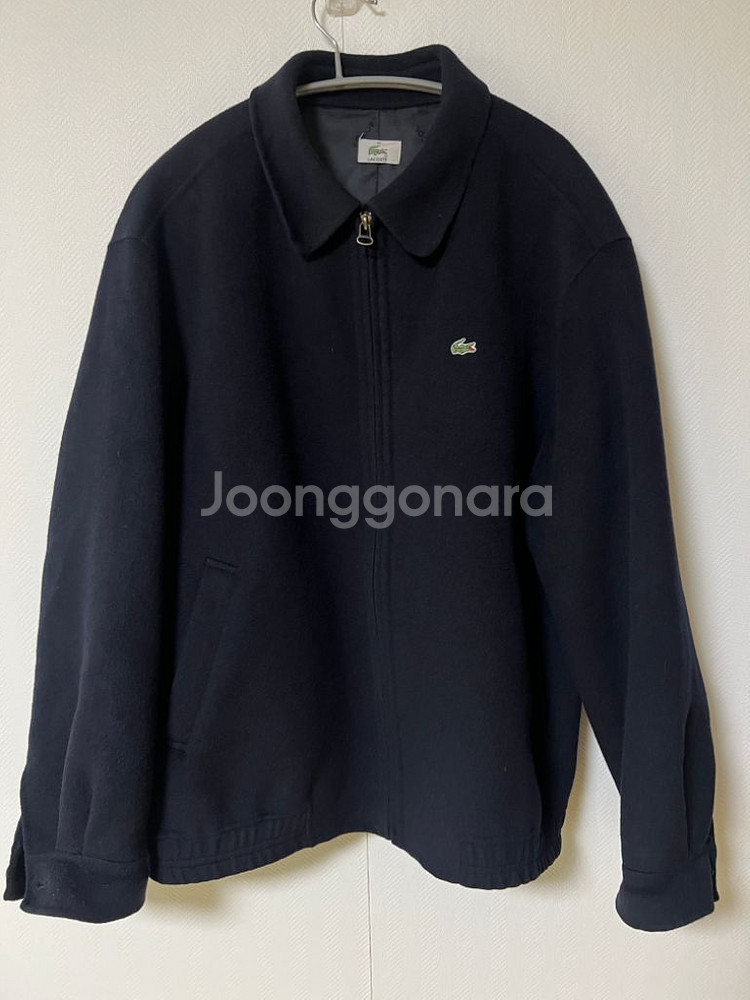 라코스테 모 캐시미어 블루종 자켓 m--0