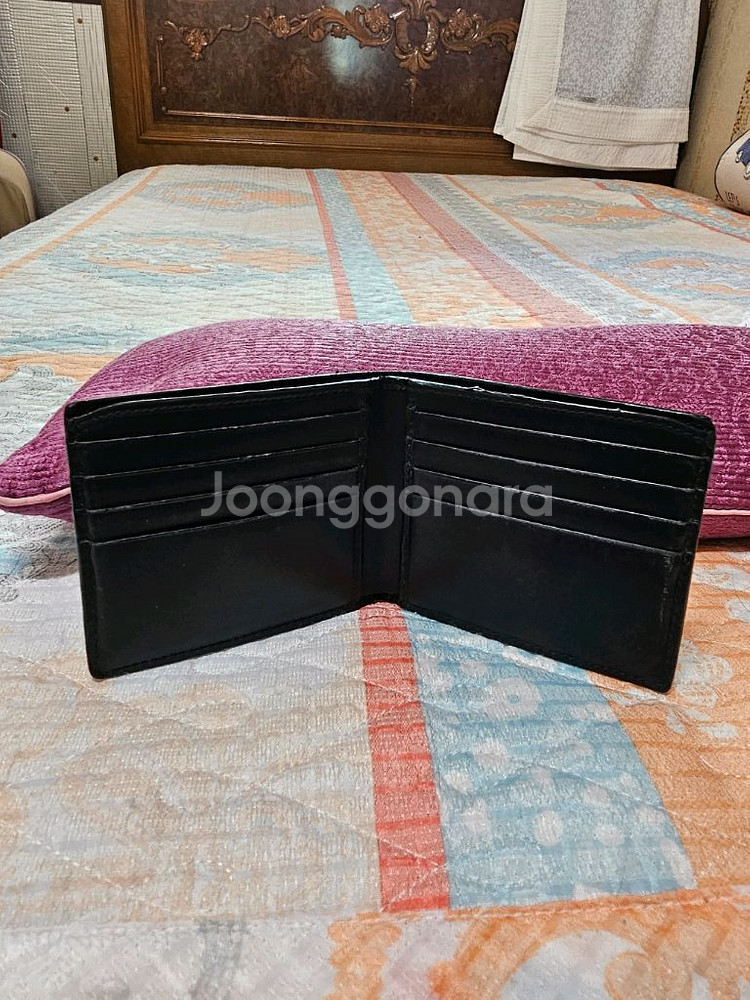 (정품) 구찌 시그니처 시마반지갑/네이비/개인--9