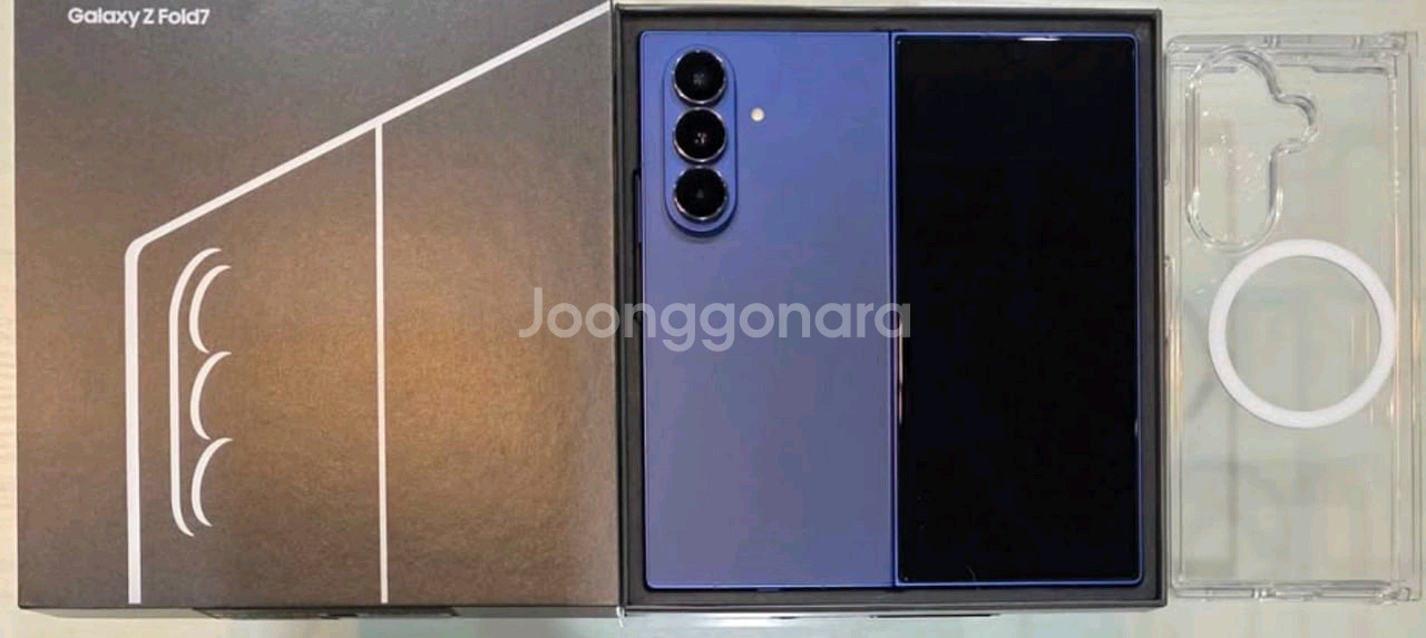 갤럭시Z폴드7 256GB/자급제 블루섀도우--0