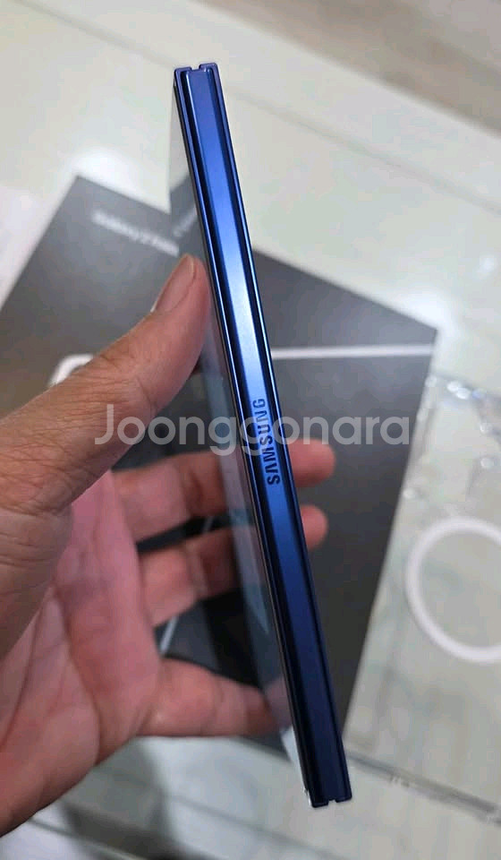 갤럭시Z폴드7 256GB/자급제 블루섀도우--2