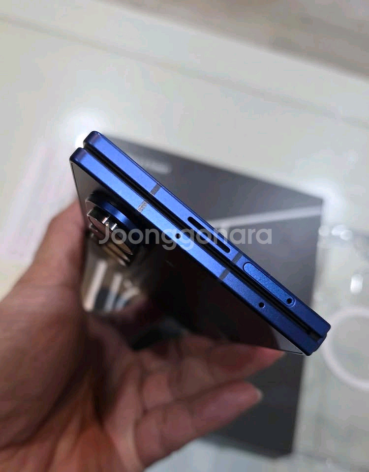 갤럭시Z폴드7 256GB/자급제 블루섀도우--4