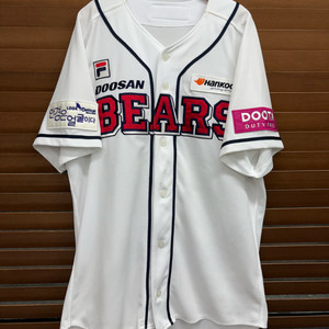 2XL kbo 두산베어스 양의지 어센틱 홈 유니폼 져지