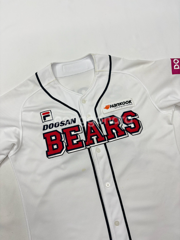 2XL kbo 두산베어스 양의지 어센틱 홈 유니폼 져지--5