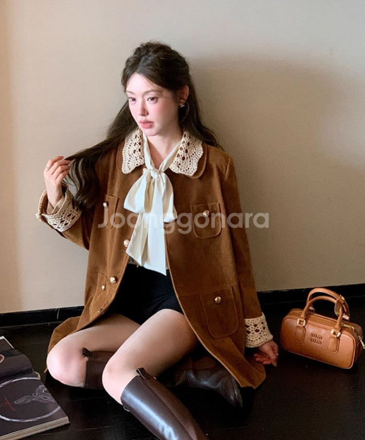스웨이드 코트--4