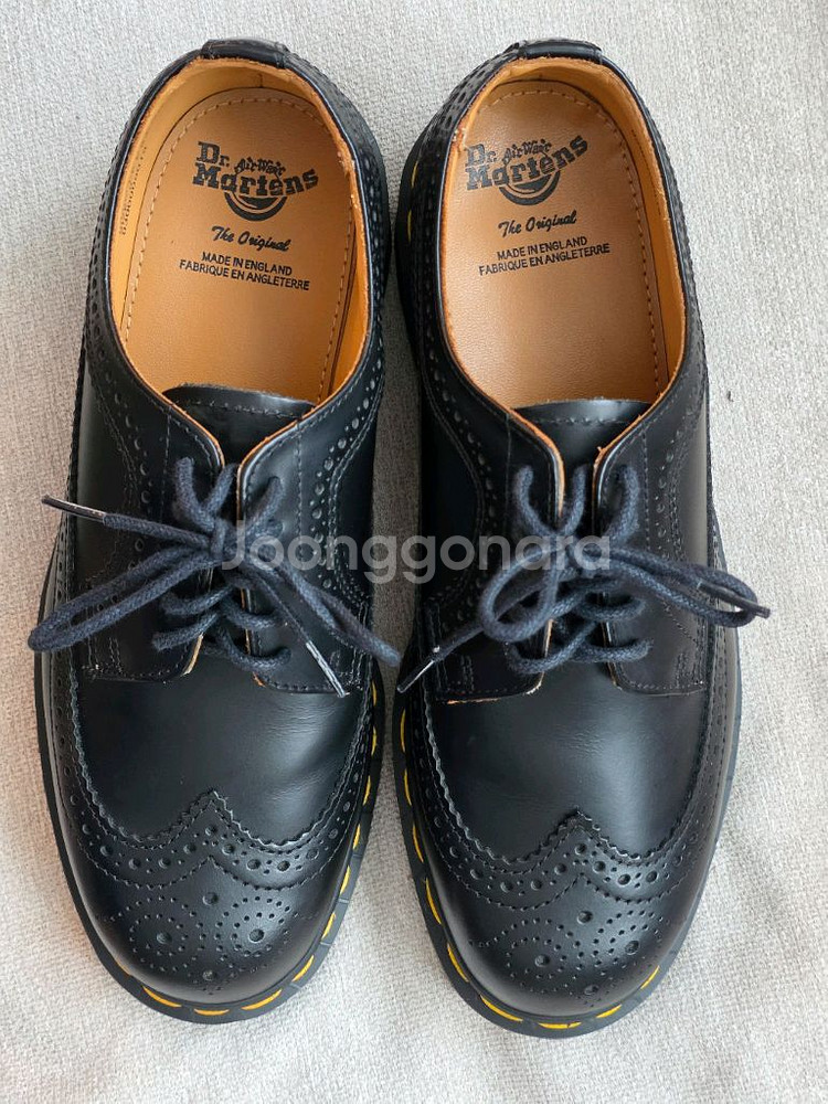 닥터마틴 블랙 윙팁 3938 UK8사이즈 (270mm)--1