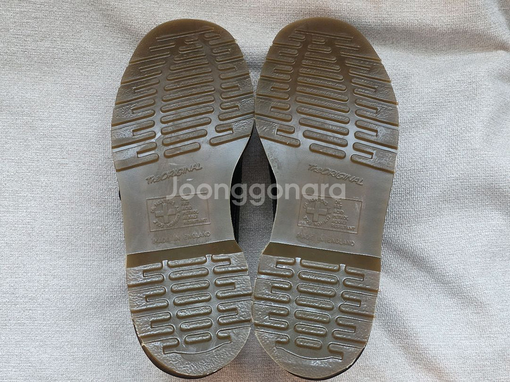 닥터마틴 블랙 윙팁 3938 UK8사이즈 (270mm)--6