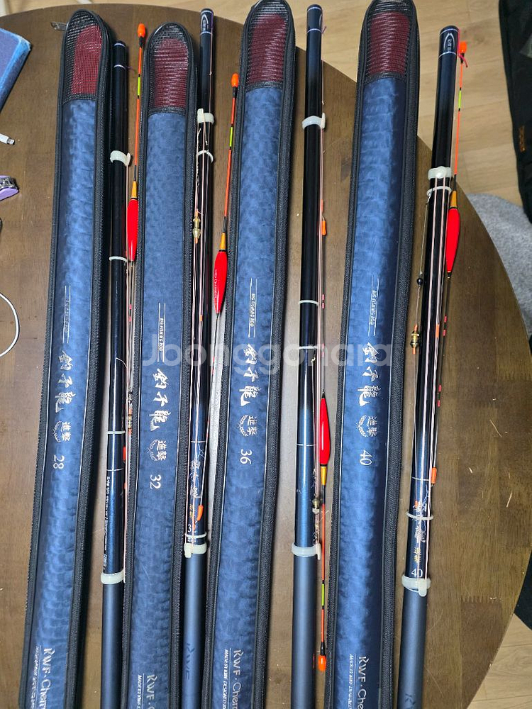 조자룡 민물 낚싯대 4대--1