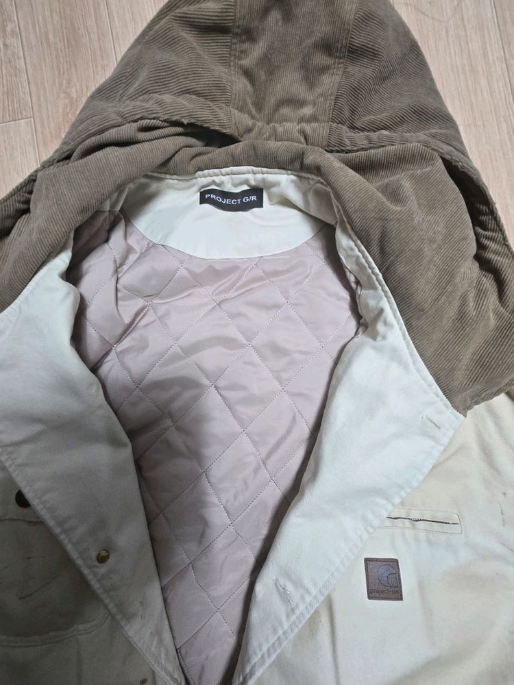 프로젝트 GR 초어 자켓 베이지 1사이즈 팝니다--2