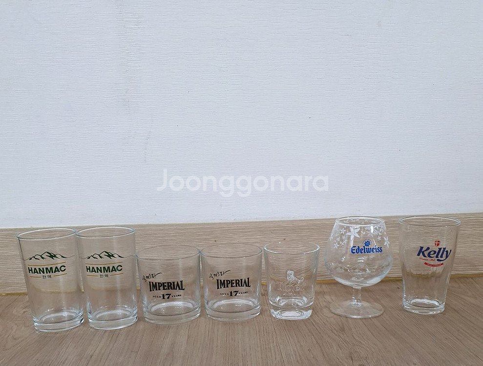 유리잔 와인잔 맥주잔 소주잔 컵 병 수집 골동--1