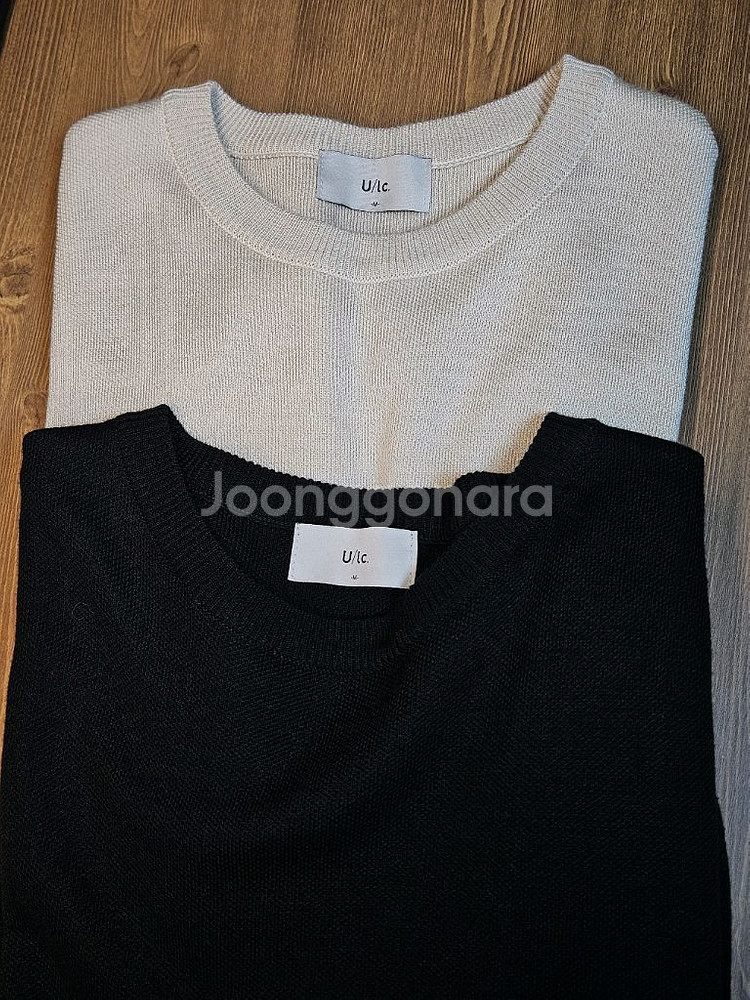 유앤엘씨 라운드 반팔 니트 일괄--0