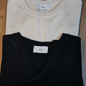 유앤엘씨 라운드 반팔 니트 일괄