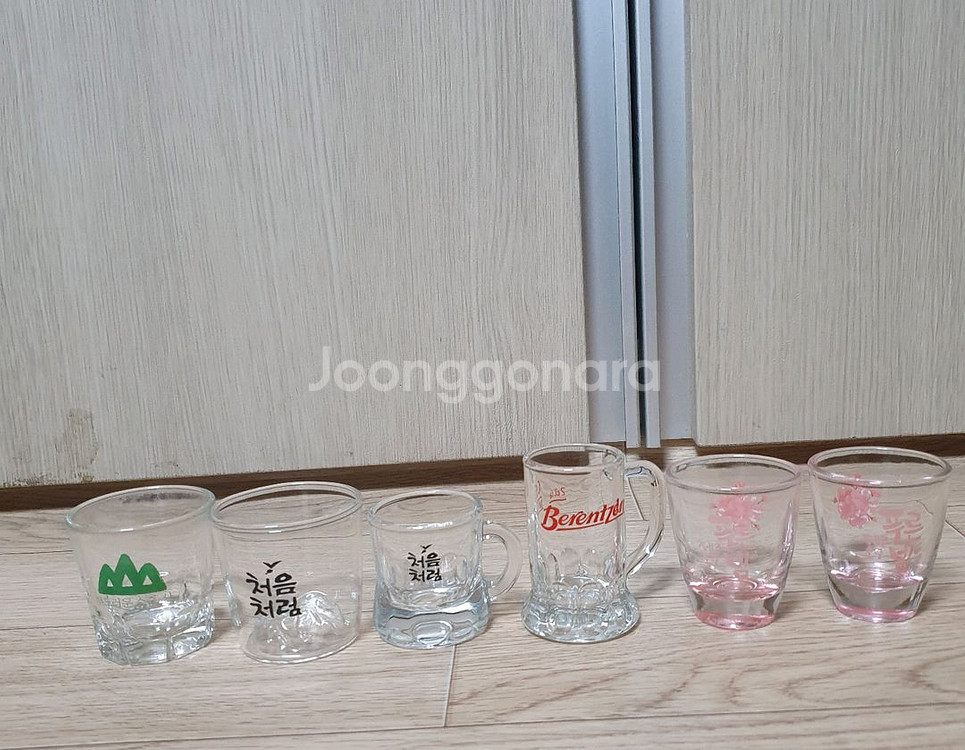 유리잔 와인잔 맥주잔 소주잔 컵 병 수집 골동--3