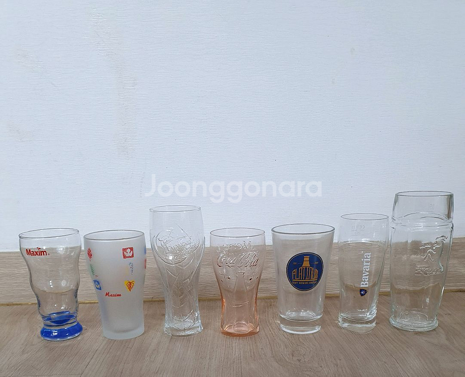 유리잔 와인잔 맥주잔 소주잔 컵 병 수집 골동--7