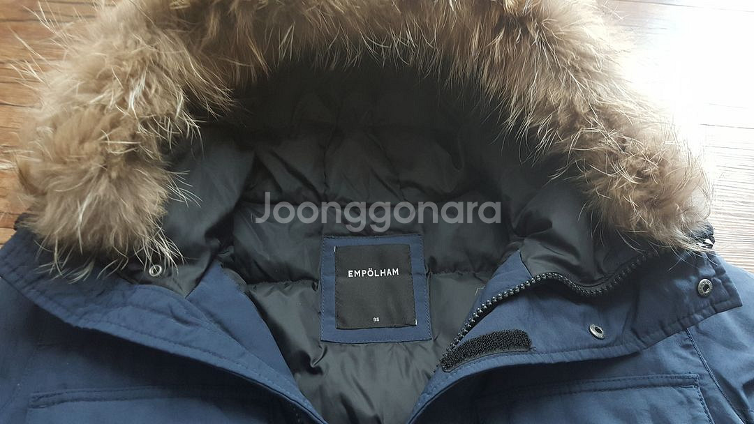 95 패딩 덕다운 오리털 퍼후드 엠폴햄--2