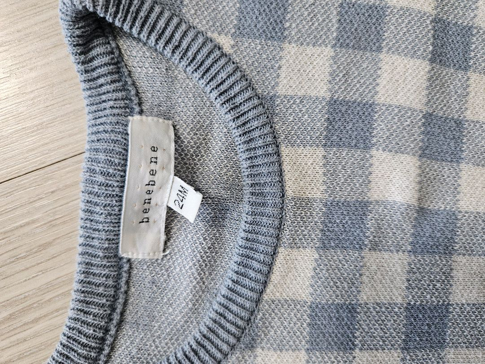 베네베네 체크 니트 셋업 24M--1