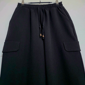 여성그라피 블랙 카고 조거 팬츠 66