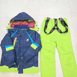 FILA 휠라 아동 스키복 상하의 세트 130