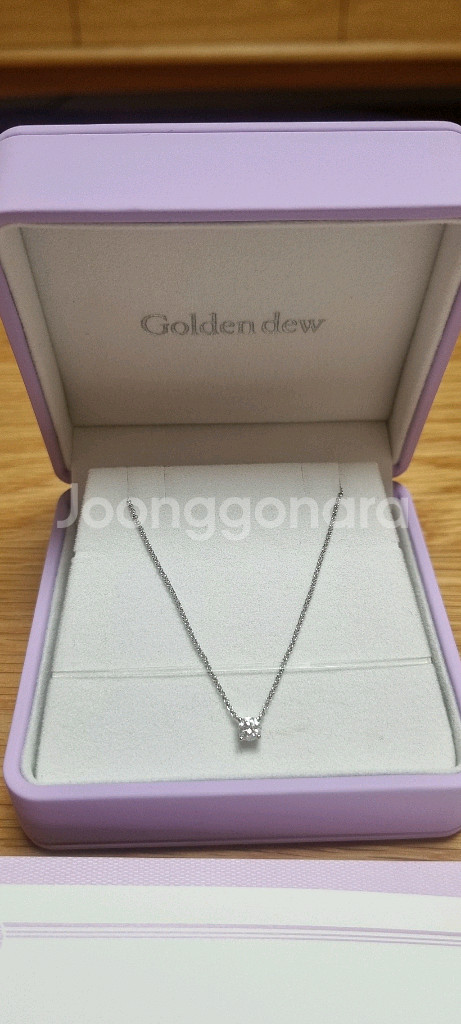 골든듀 디어니스 3c 다이아 목걸이--2