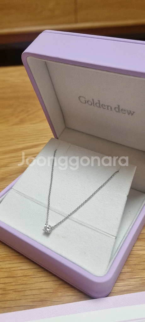 골든듀 디어니스 3c 다이아 목걸이--1