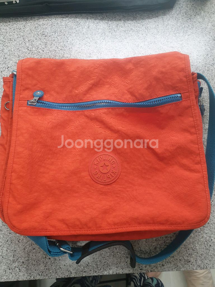 키플링 아제냐 크로스백 오렌지색--3