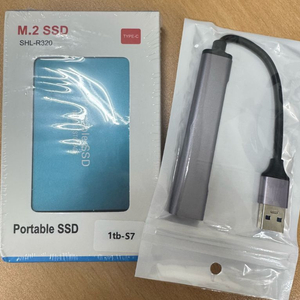 portable ssd 1tb 판매합니다!