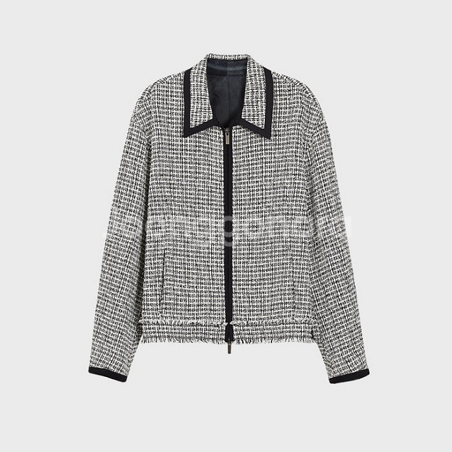 엘무드 파탈 트위드 트러커 재킷 (46사이즈)--1