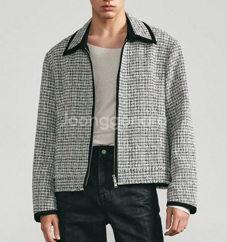 엘무드 파탈 트위드 트러커 재킷 (46사이즈)--0