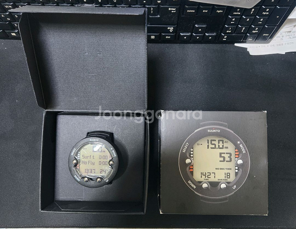 스쿠버 다이빙 컴퓨터 순토 줍 노보 판매합니다.--2