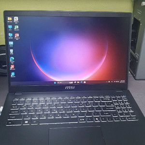 msi 15인치 노트북 pd충전 새거컨디션 배터리93%