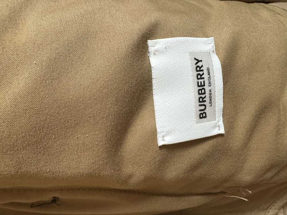 버버리 퀼팅자켓 베이지S--5