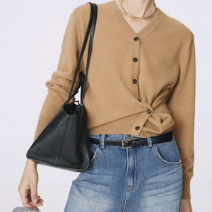 오르 orr 캐시미어 패디드 가디건(타임 시스템)