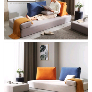 모듈 소파 <등받이 쿠션> 라이트 그레이 색상