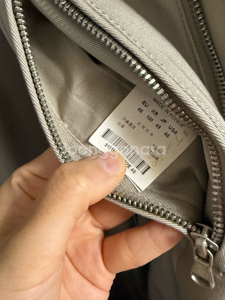 솔리드옴므 후드 맥코트 48사이즈 판매합니다.--4