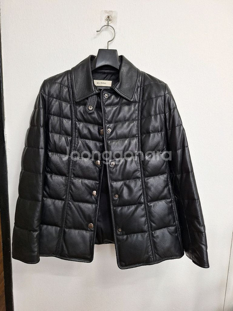 가죽오리털 자켓55 ㅡ상태좋음--0