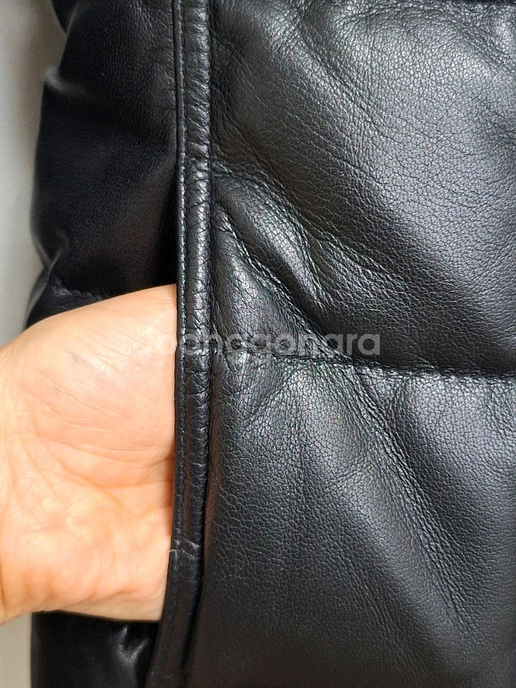 가죽오리털 자켓55 ㅡ상태좋음--5