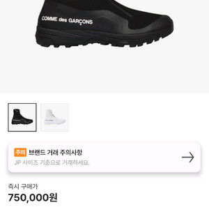 실로몬 꼼데가르송 알파인2 280