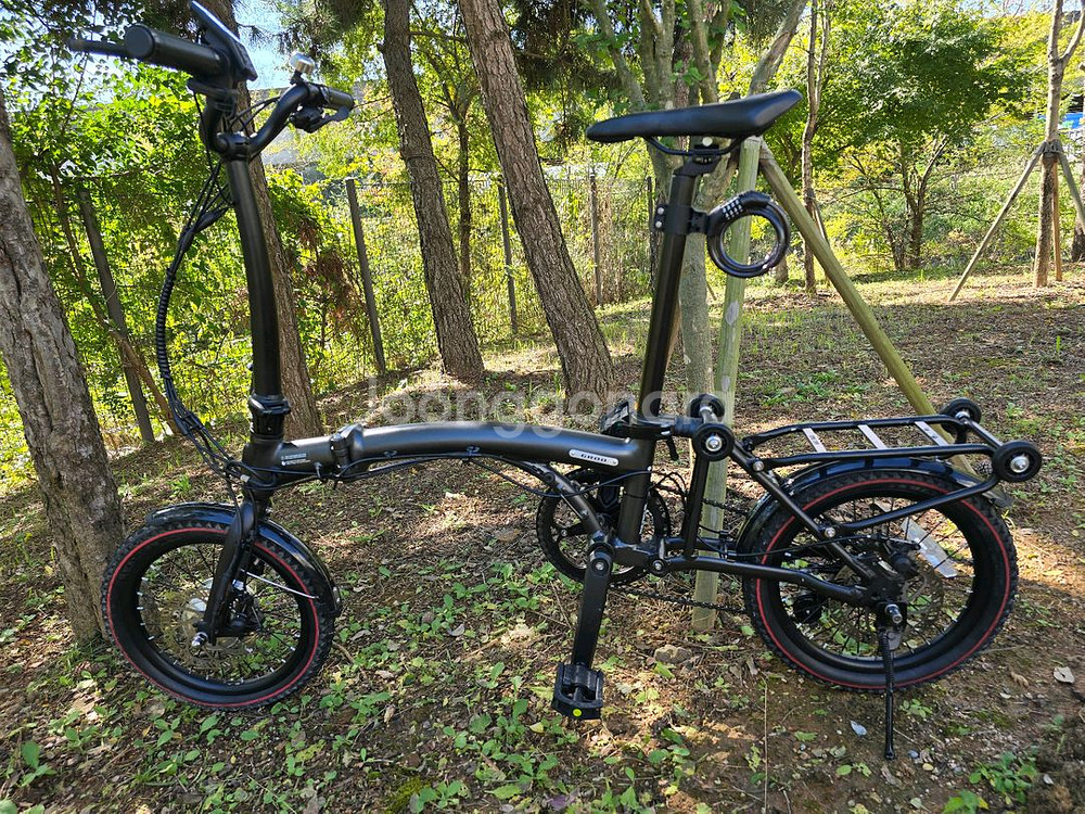 그루 E4T 유사브롬톤 트라이폴드 전기자전거--1