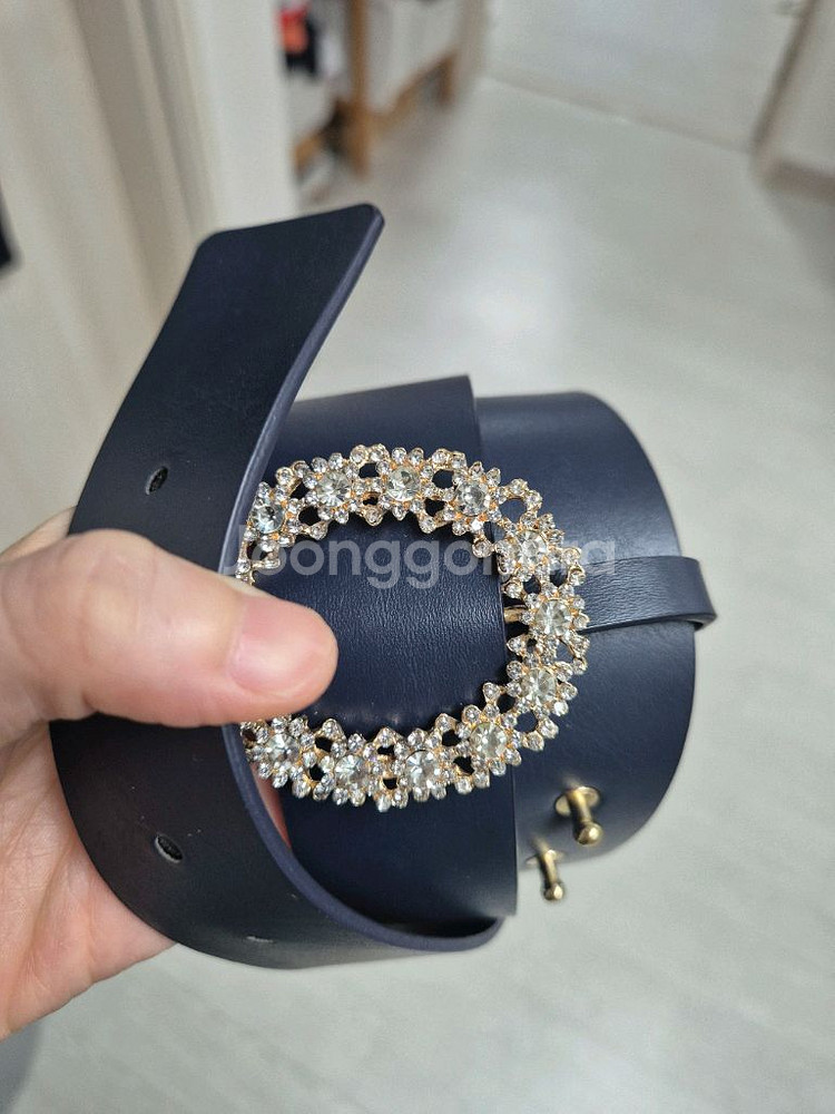 모조에스핀 리본 도트원피스--4