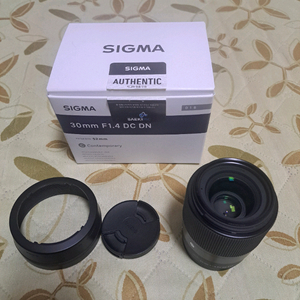 시그마 30mm F1.4 DC DN 렌즈(소니E마운트)