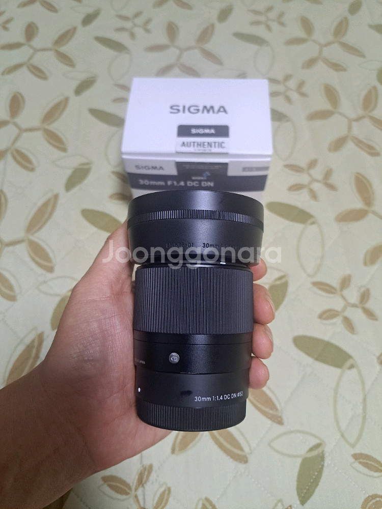 시그마 30mm F1.4 DC DN 렌즈(소니E마운트)--1