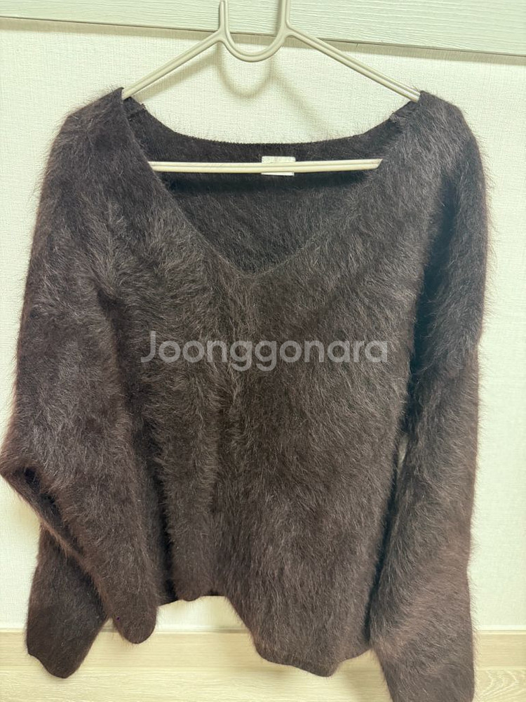 시에 SIE 블리스 루즈 앙고라 니트 딥모카--2