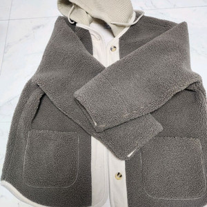 코데즈컴바인 탈착니트후드코듀배색덤블점퍼