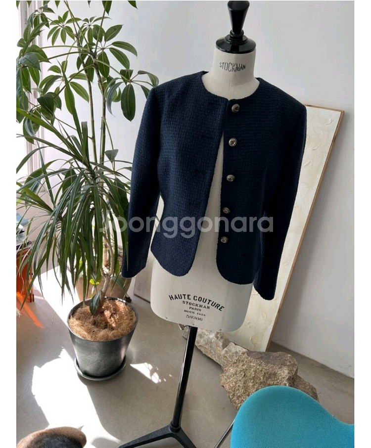 아뜰리에드 쎄모먼 트위드 자켓 23fw--1