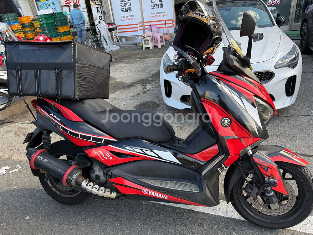 xmax 300 20년식튜닝 오토바이 팝니다--2