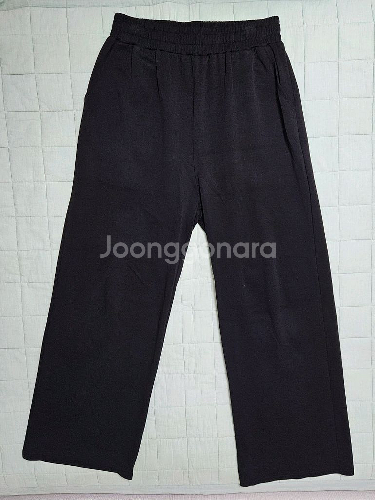 [최저가]리리앤코 가을겨울 에드폴 스판밴딩 와이드팬츠--0