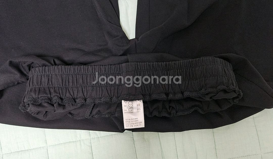 [최저가]리리앤코 가을겨울 에드폴 스판밴딩 와이드팬츠--2